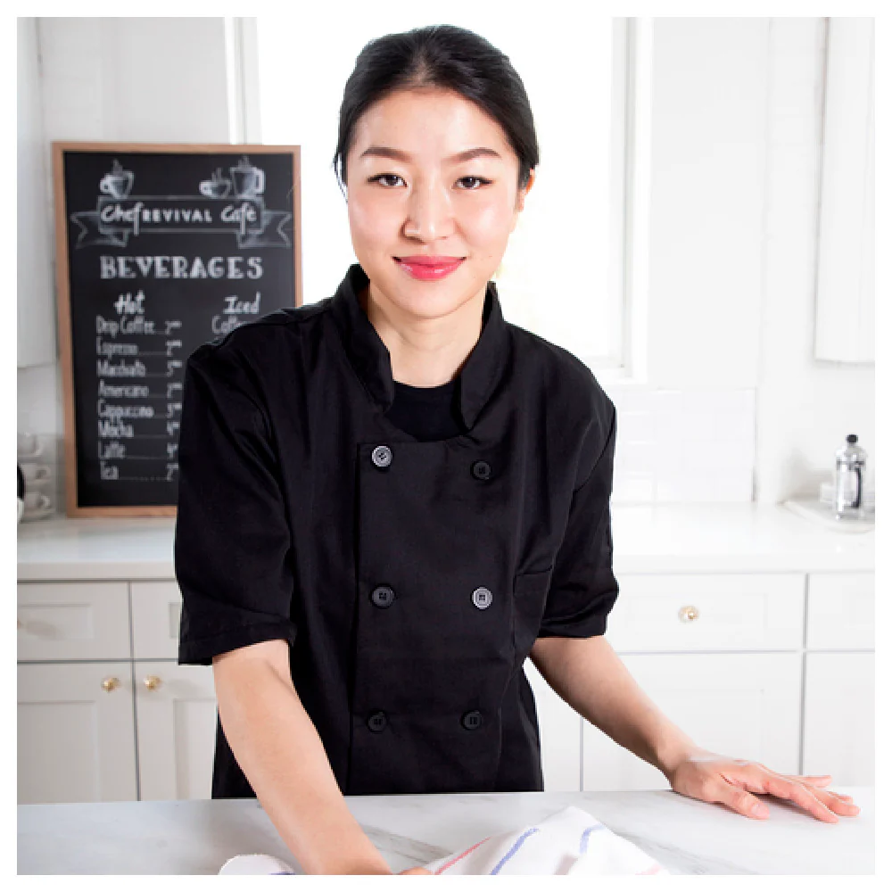 John Ritzenthaler Company J109BK-XL 15 Inch X-large Chef's Coat Black Poly/cotton with Double Breasted Design John Ritzenthaler Company J109BK-XL 15 Inch X-large Chef's Coat Black Poly/cotton with Double Breasted Design