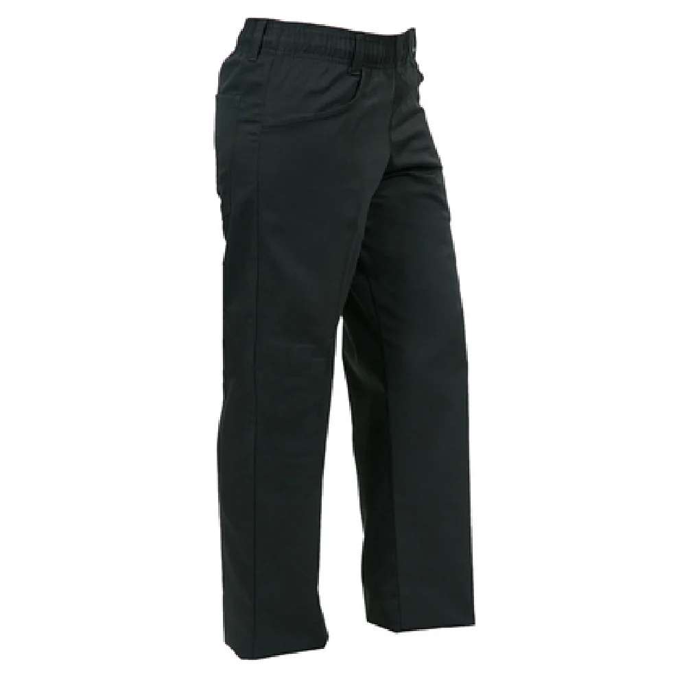 Mercer Culinary M61080BKS Women's Chef Pants Small Elastic Waist Cotton Black Mercer Culinary M61080BKS Women's Chef Pants Small Elastic Waist Cotton Black
