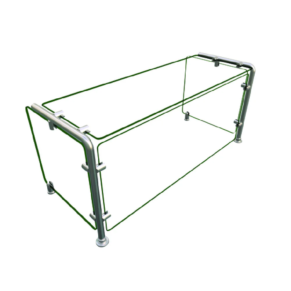 Hatco EP11-03615 36 Inch Stainless Steel Sneeze Guard Full Service with Glass