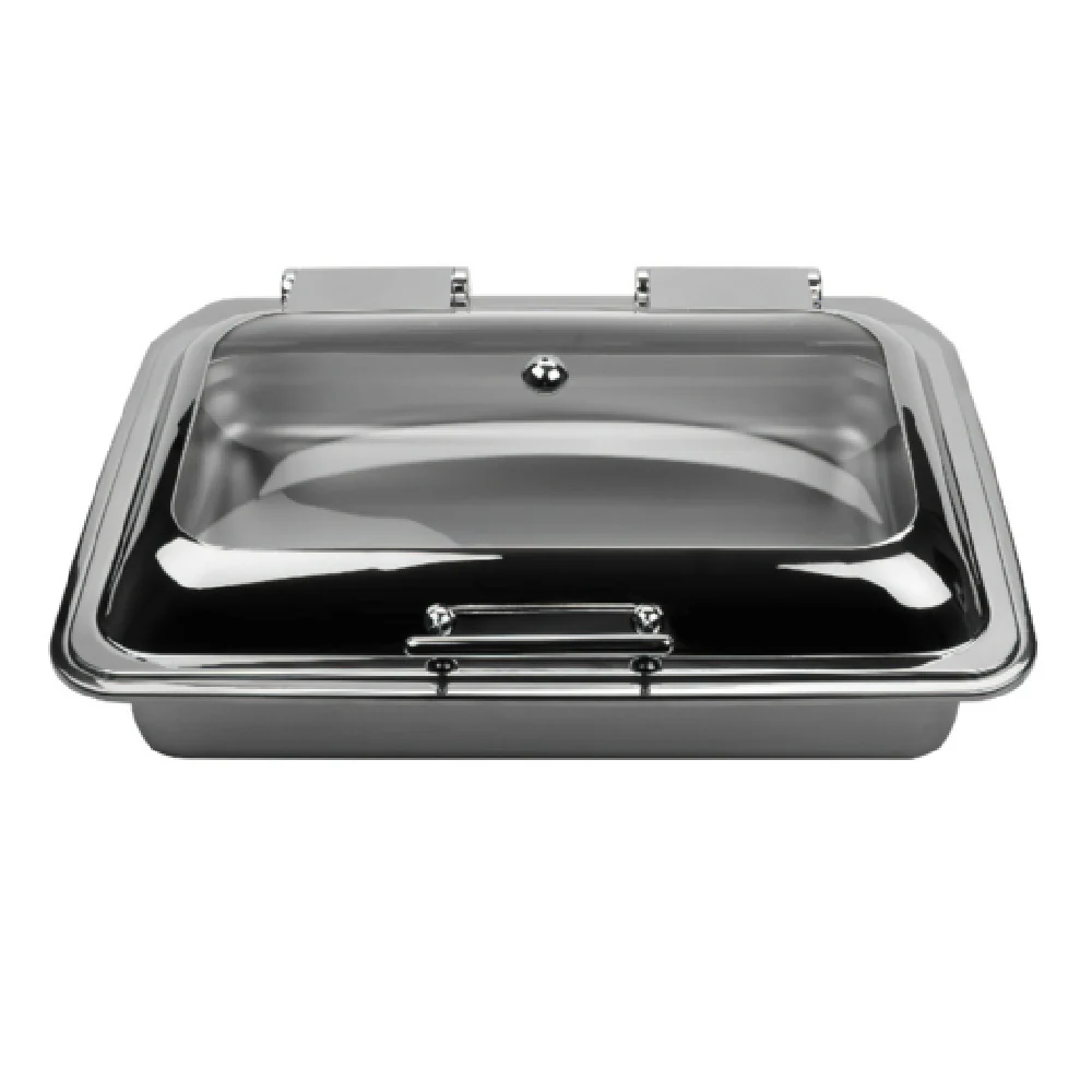 GET Enterprises ST11610011 8 Qt Chafing Dish Cover Stainless Steel and Glass GET Enterprises ST11610011 8 Qt Chafing Dish Cover Stainless Steel and Glass