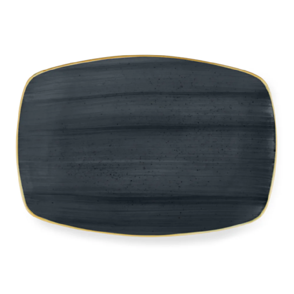Bon Chef 2060081P-SG 12 Inch Tavola Platter Slate Gray Alumina Vitrified with Microwave and Dishwasher Safe Bon Chef 2060081P-SG 12 Inch Tavola Platter Slate Gray Alumina Vitrified with Microwave and Dishwasher Safe