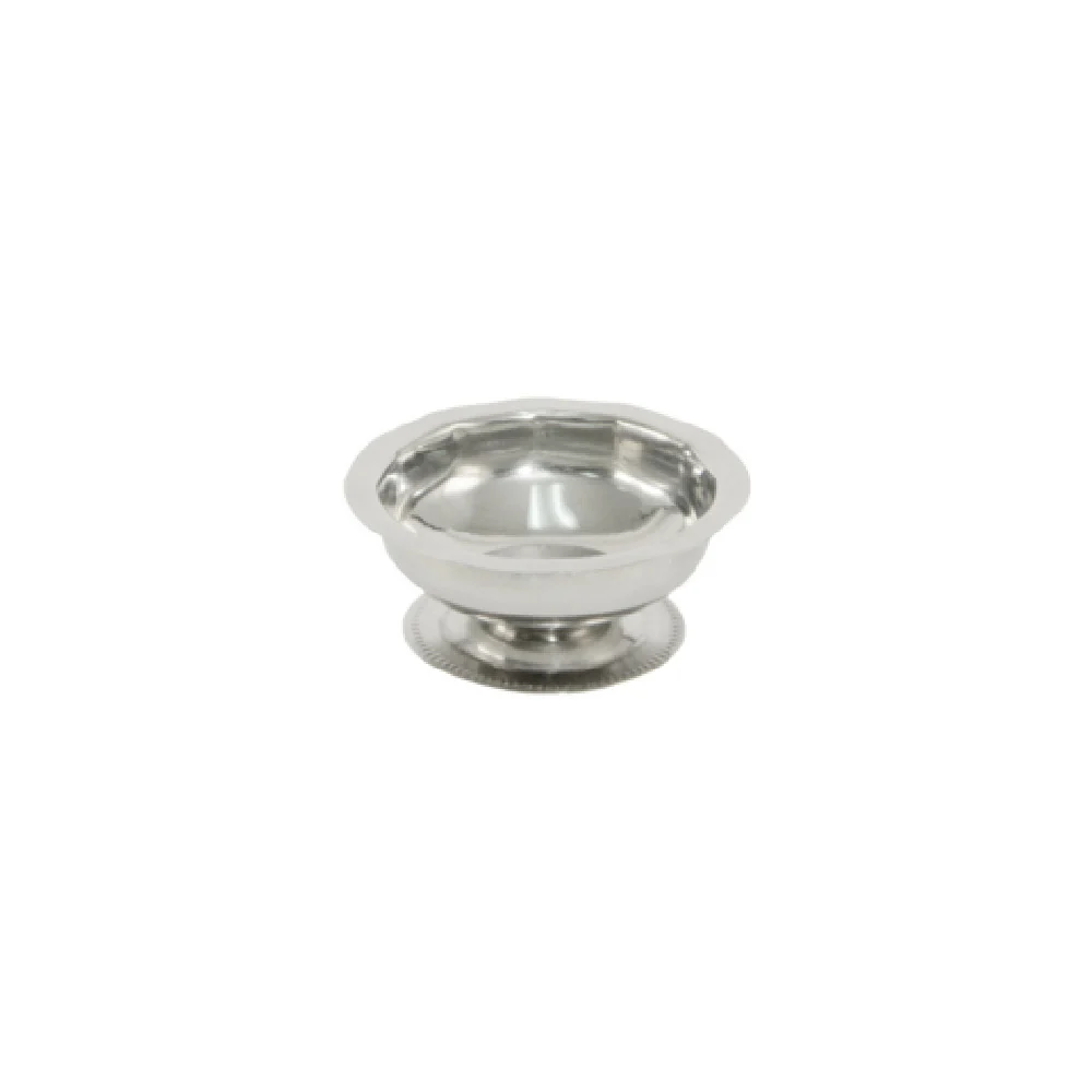 CAC China TTSD-50 5 Oz Sherbet Dish Stainless Steel Footed - Ice Cream Dessert Dish