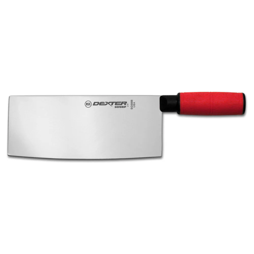 Dexter Russell SG5888R-PCP 8 Inch Blade 3-1/4 Inch Knife High-Carbon Steel Red Handle