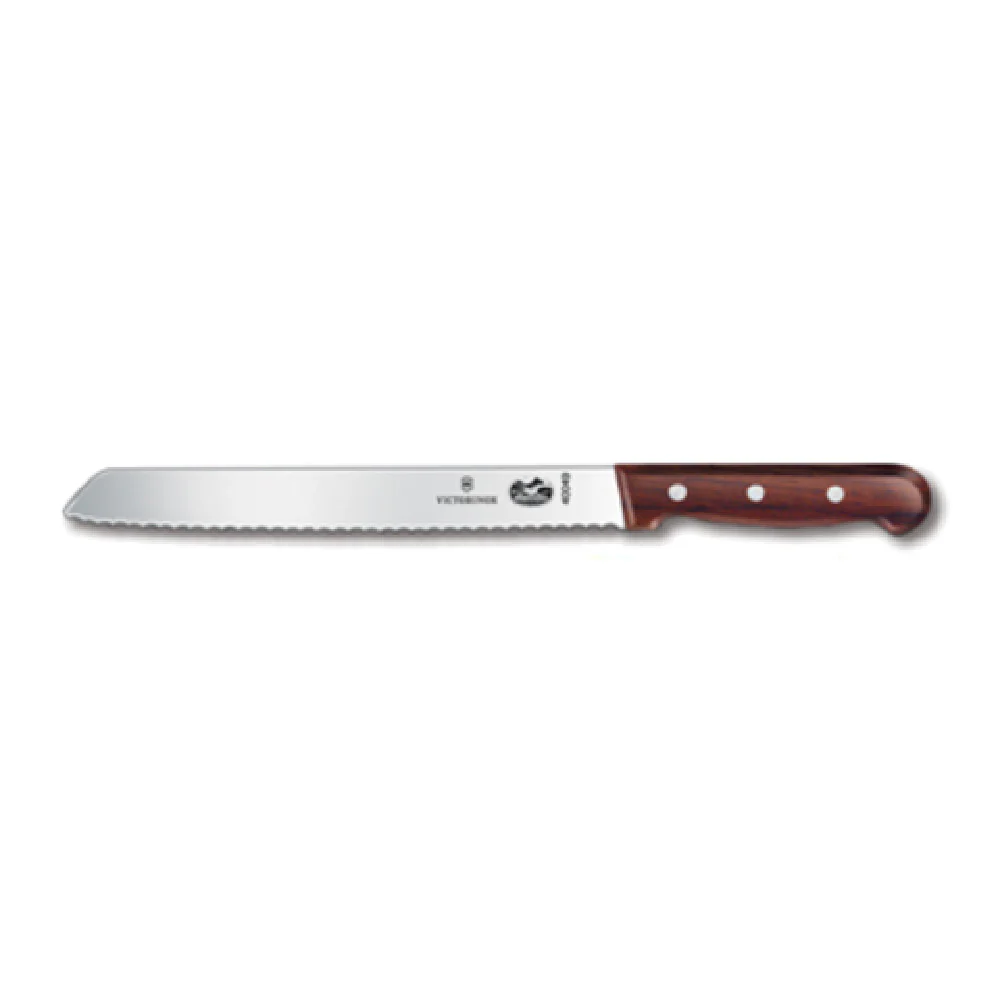 Victorinox 5.1630.21 8 Inch Blade Wood Handle Bread Knife Slant Tip