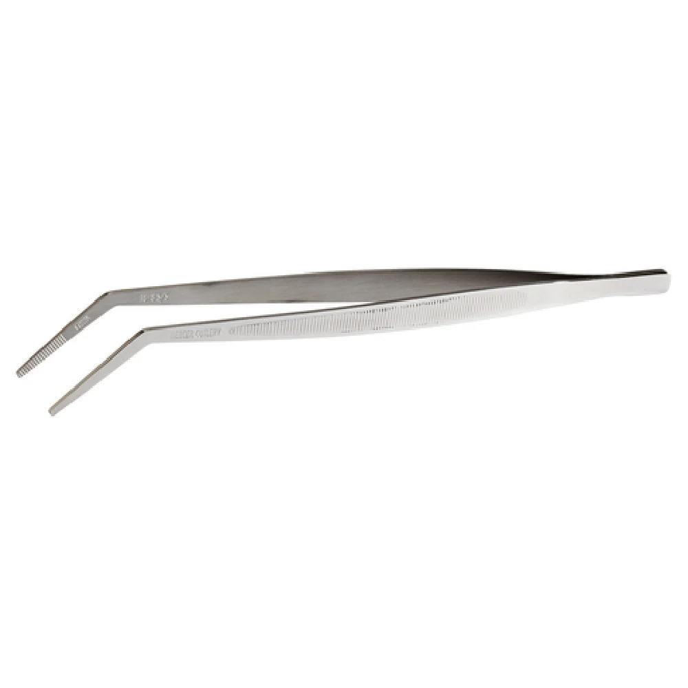 Mercer Culinary M35131 9-3/8 Inch Precision Tongs Curved Tip Style Stainless Steel Mercer Culinary M35131 9-3/8 Inch Precision Tongs Curved Tip Style Stainless Steel