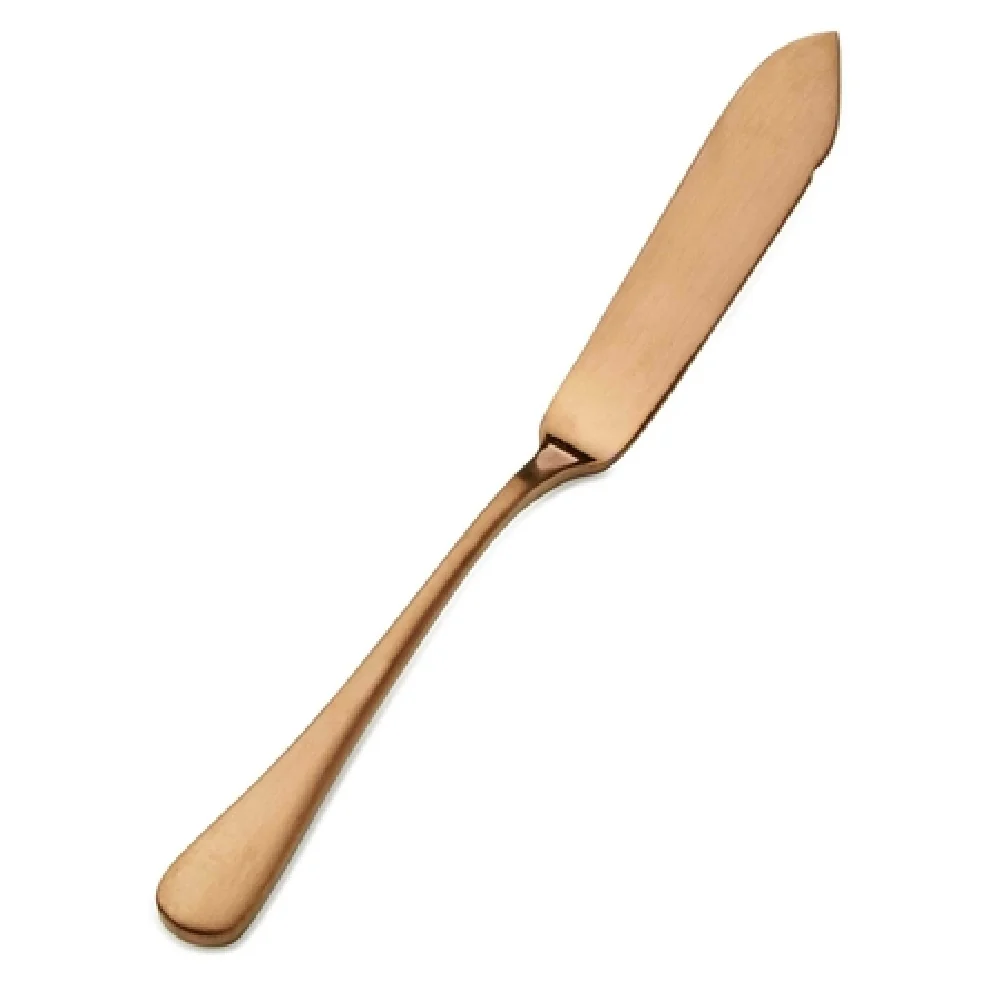 Bon Chef S4110RGM 6-3/4 Inch Butter Knife Rose Gold Matte 13/0 Stainless Steel Bon Chef S4110RGM 6-3/4 Inch Butter Knife Rose Gold Matte 13/0 Stainless Steel
