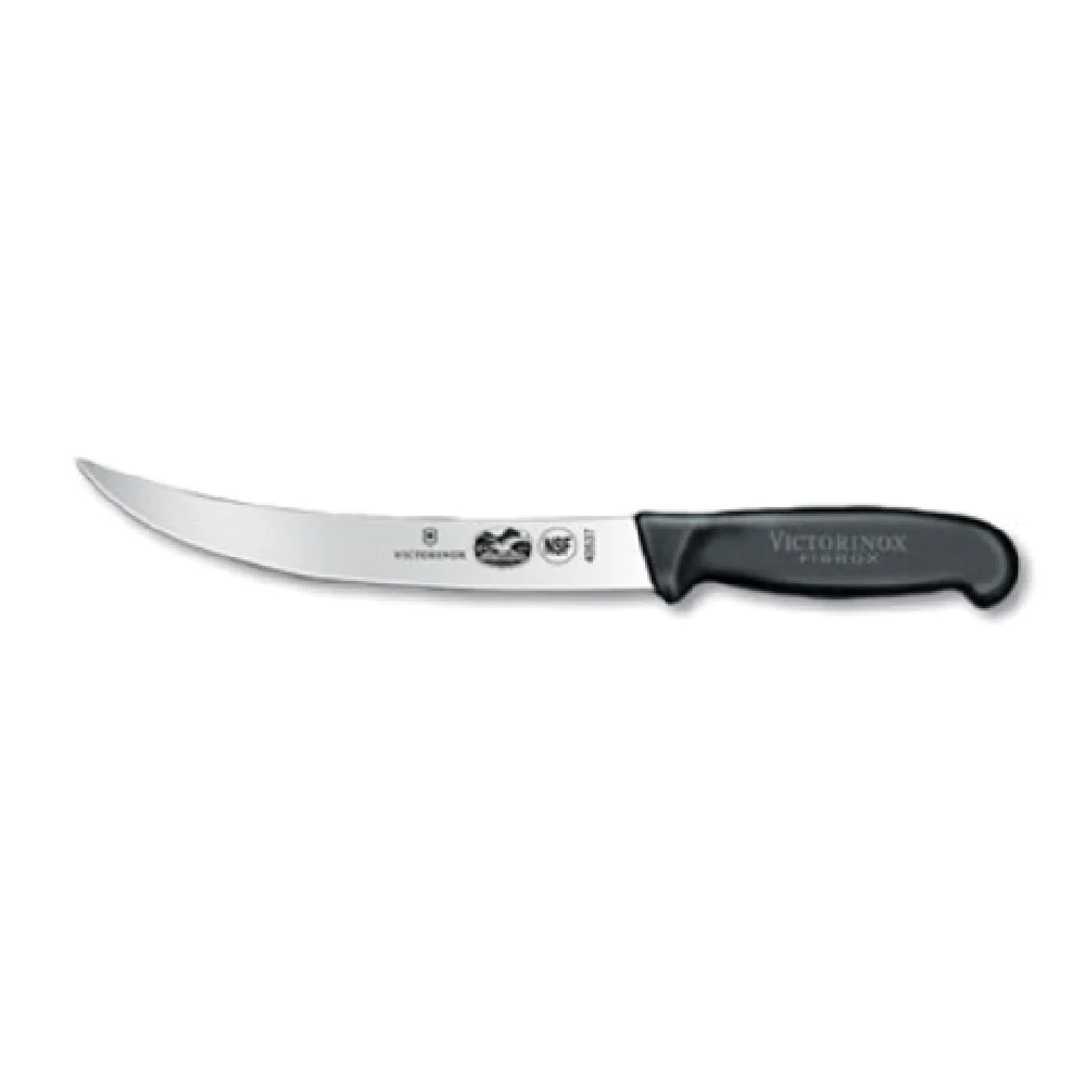 Victorinox 5.7203.20-X2 8 Inch Curved Breaking Knife Black Fibrox Nylon Handle Victorinox 5.7203.20-X2 8 Inch Curved Breaking Knife Black Fibrox Nylon Handle