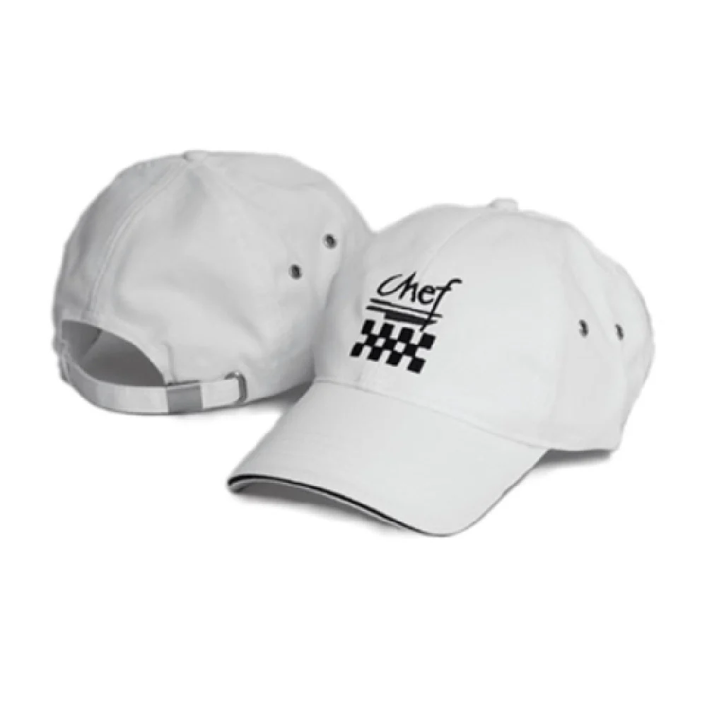 John Ritzenthaler Company H063WH Chef's Hat Adjustable Strap Cotton White