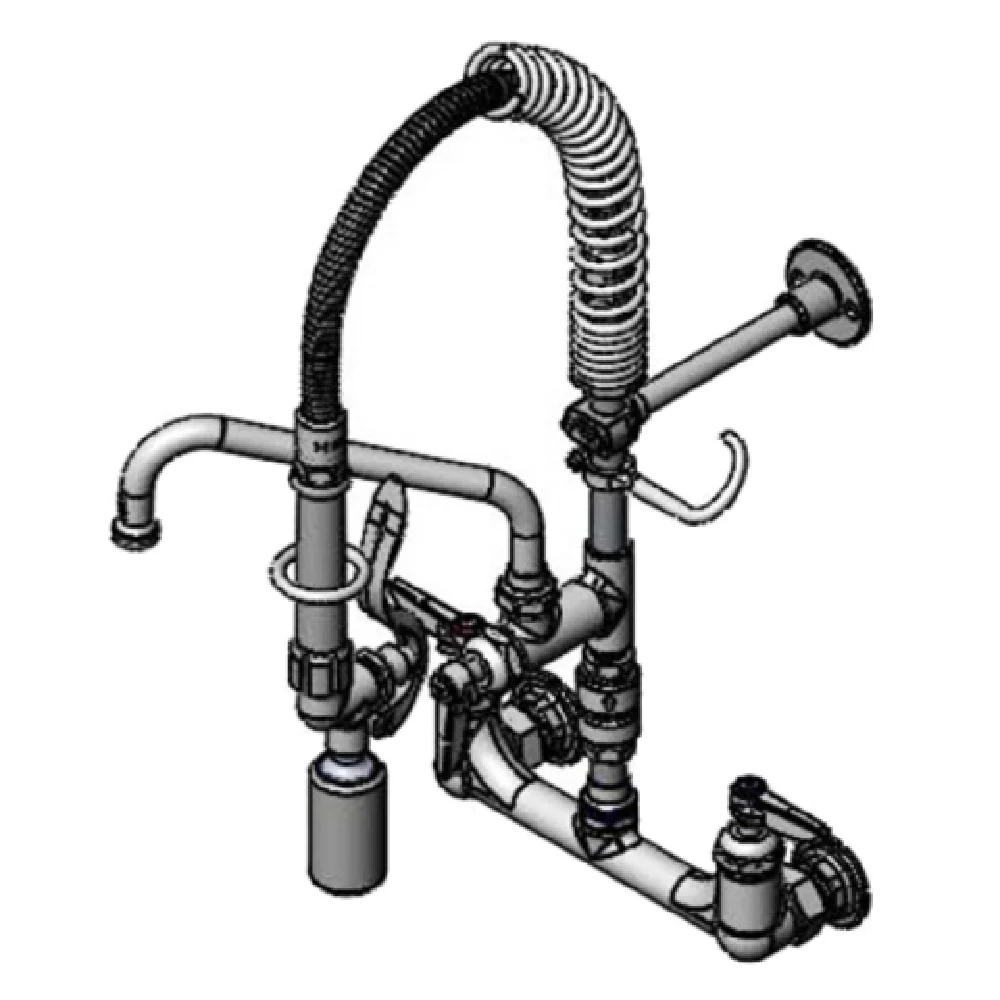 T&S Brass MPY-8WLV-08-CR Mini Pre-Rinse Unit 8