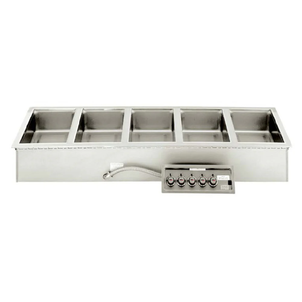 APW Wyott HFW-5S_208/60/3 72 Inch Hot Food Well Unit Electric Insulated APW Wyott HFW-5S_208/60/3 72 Inch Hot Food Well Unit Electric Insulated