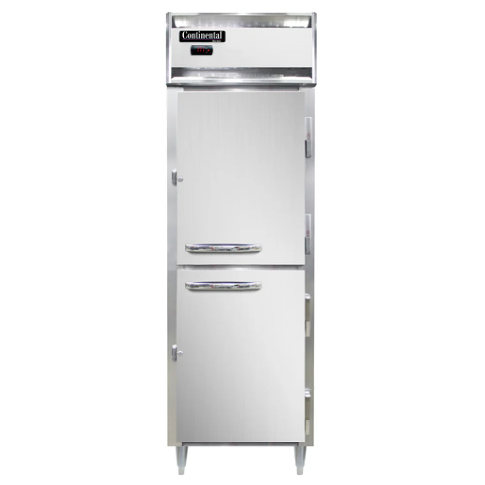 Continental Refrigerator DL1W-HD 26 Inch Heated Cabinet One Section 21 cu ft Aluminum and Stainless Steel Continental Refrigerator DL1W-HD 26 Inch Heated Cabinet One Section 21 cu ft Aluminum and Stainless Steel