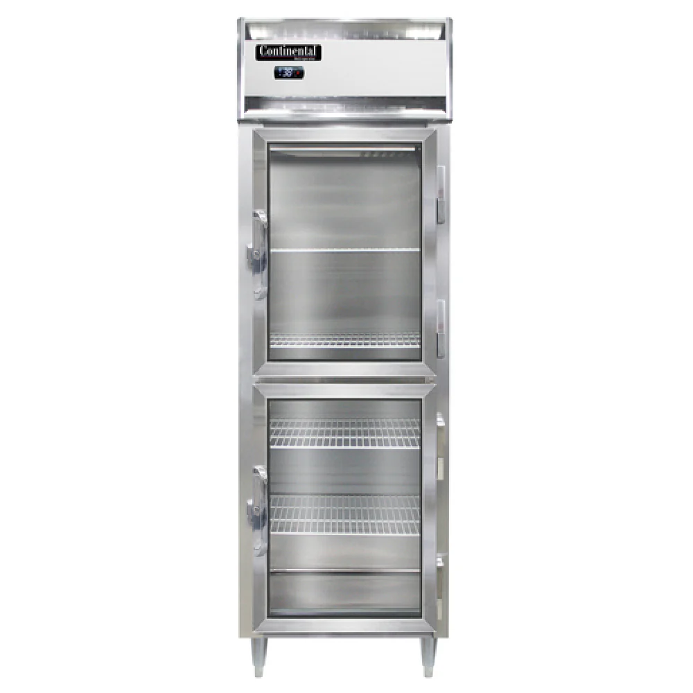 D1RNGDHD 26 Inch Designer Refrigerator Reach-in One-section Aluminum and Stainless Steel