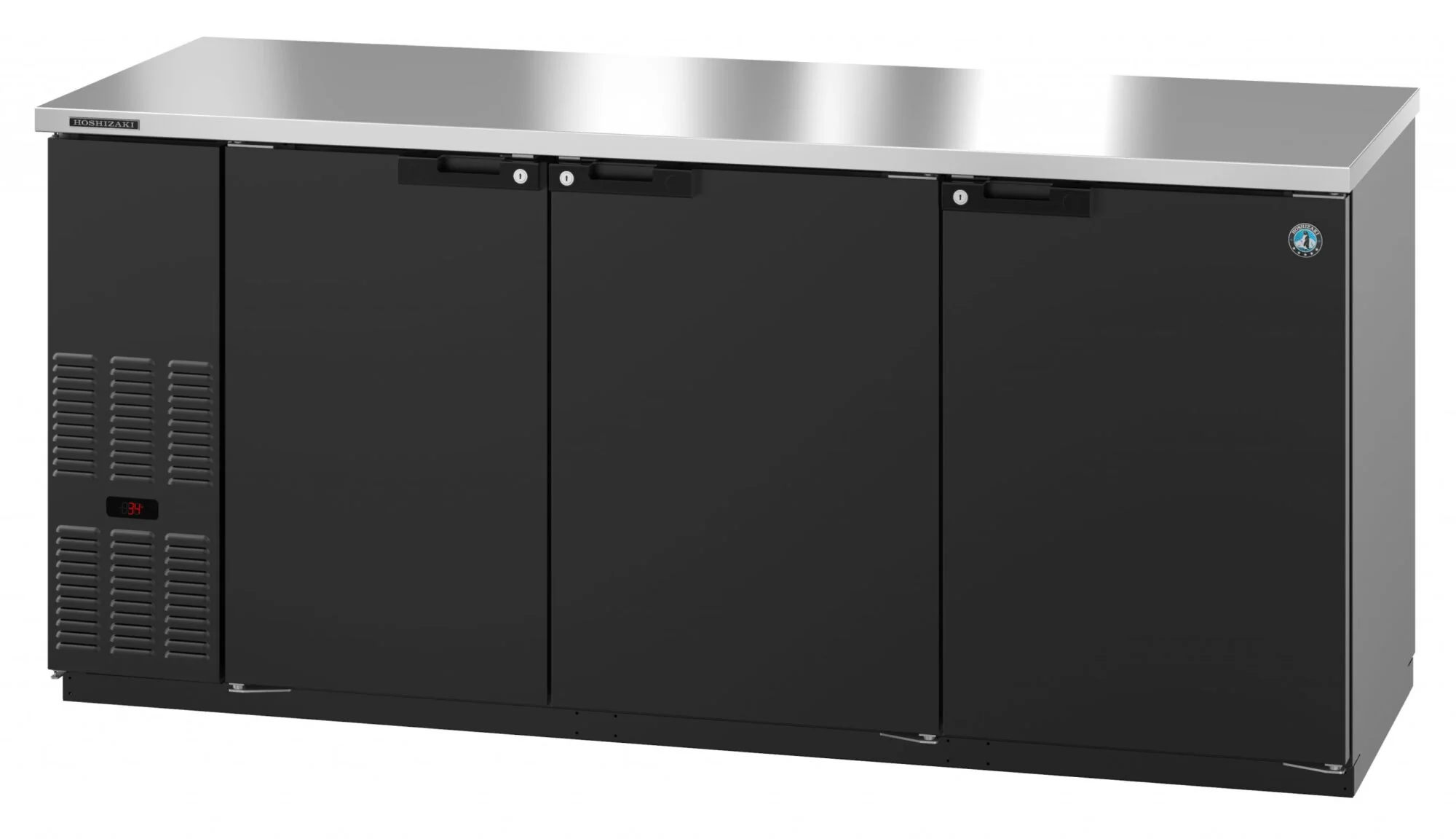 Hoshizaki BB80 80 Inch Refrigerated Back Bar Cooler Self-contained 28.74 cu ft