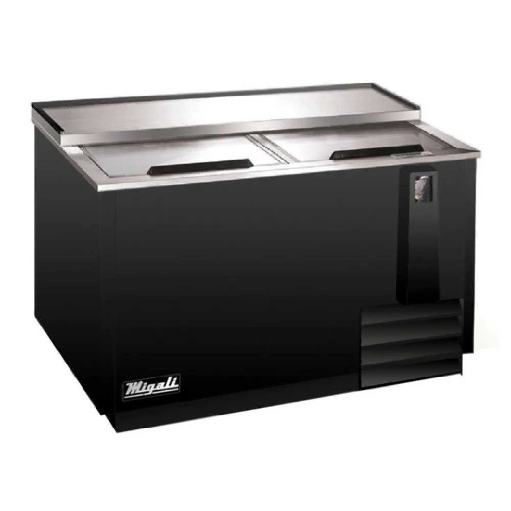 Migali Industries C-HBC50-HC 50 Inch Bottle Cooler 13 Cu Ft with Locks and Dividers Migali Industries C-HBC50-HC 50 Inch Bottle Cooler 13 Cu Ft with Locks and Dividers