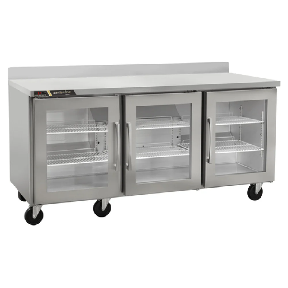 Traulsen CLUC-72R-GD-WTLRR 72 Inch Centerline Compact Undercounter Refrigerator 18.80 cu ft