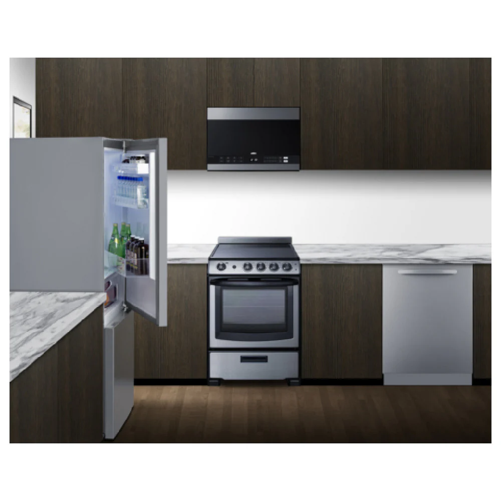 Summit FFBF154SS 28 Inch Refrigerator-Freezer Frost-free 2 Section 15.1 cu ft Stainless Steel Summit FFBF154SS 28 Inch Refrigerator-Freezer Frost-free 2 Section 15.1 cu ft Stainless Steel
