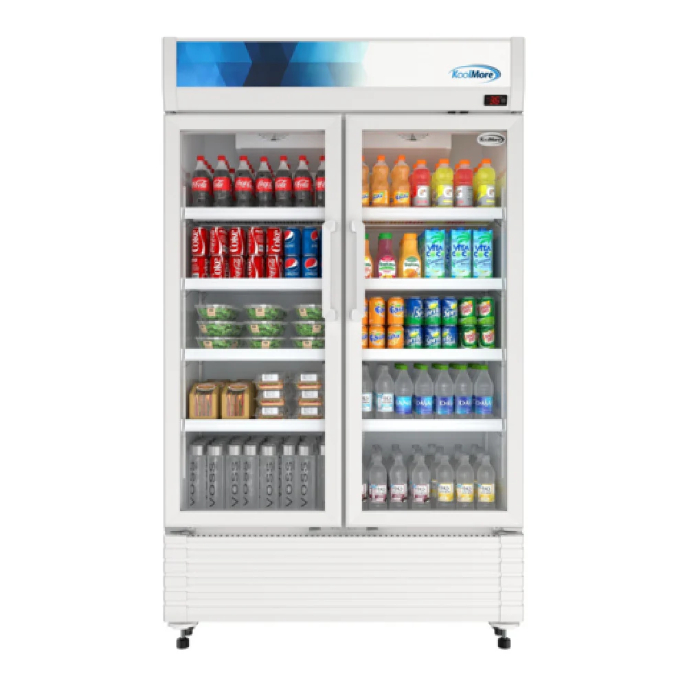 Koolmore KM-MDR-2GD-47 KoolMore Slim Commercial Merchandiser Refrigerator 46.93 Koolmore KM-MDR-2GD-47 KoolMore Slim Commercial Merchandiser Refrigerator 46.93