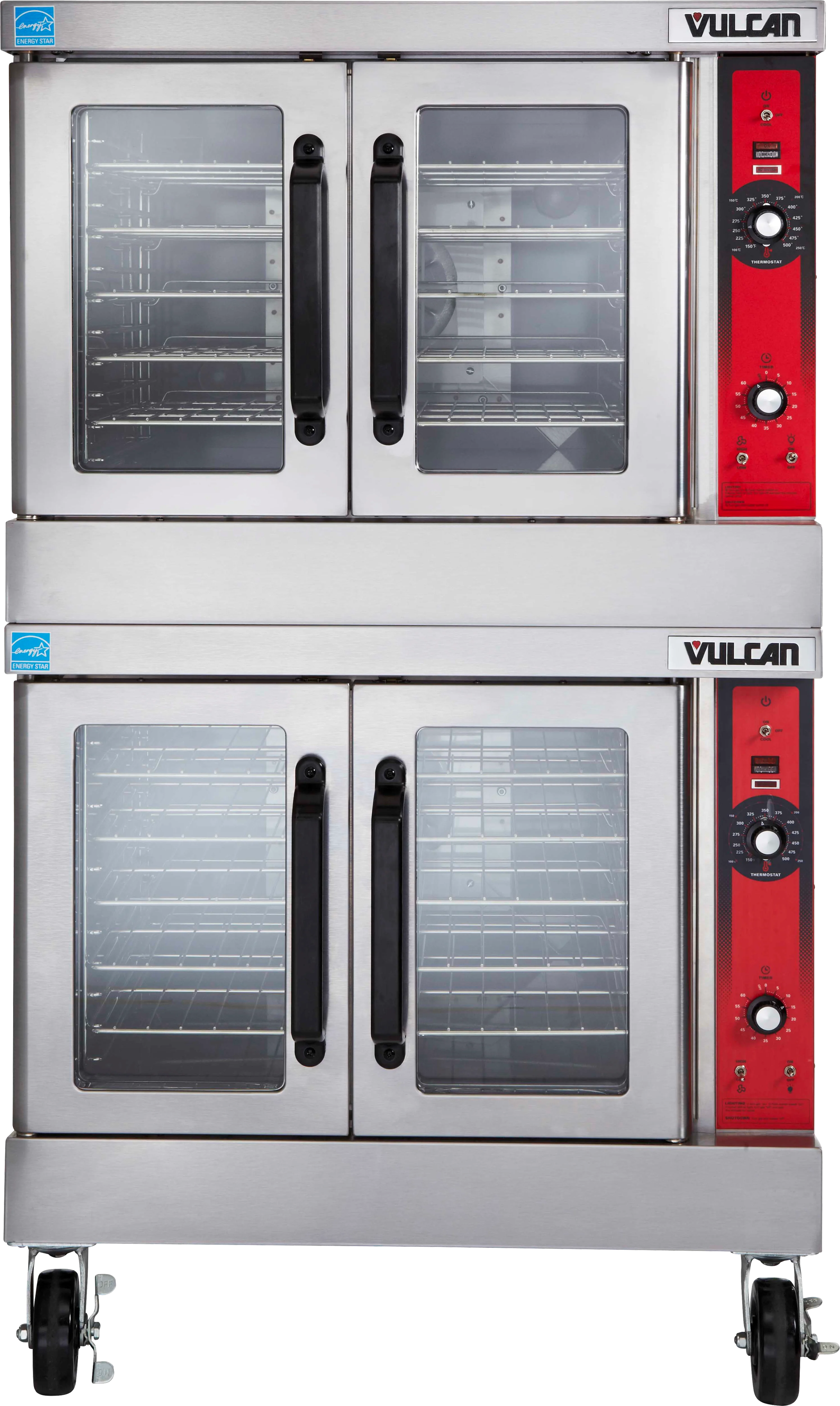 Vulcan VC44GD-QS-PLATINUM_LP 40 Inch Double-deck Gas Convection Oven with 2 Burners 50000 BTU Vulcan VC44GD-QS-PLATINUM_LP 40 Inch Double-deck Gas Convection Oven with 2 Burners 50000 BTU