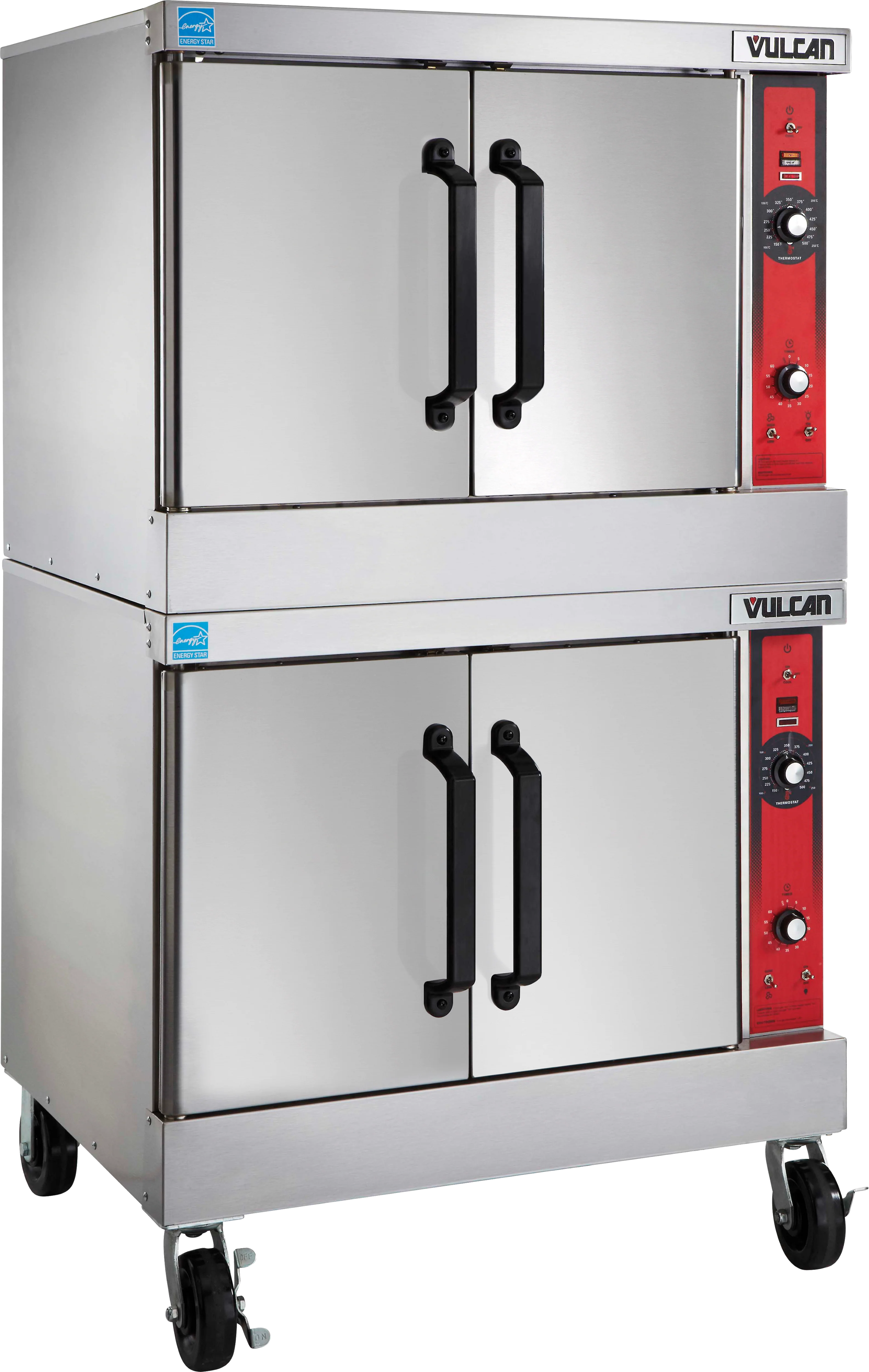 Vulcan VC44GD-QS-PLATINUM_LP 40 Inch Double-deck Gas Convection Oven with 2 Burners 50000 BTU Vulcan VC44GD-QS-PLATINUM_LP 40 Inch Double-deck Gas Convection Oven with 2 Burners 50000 BTU