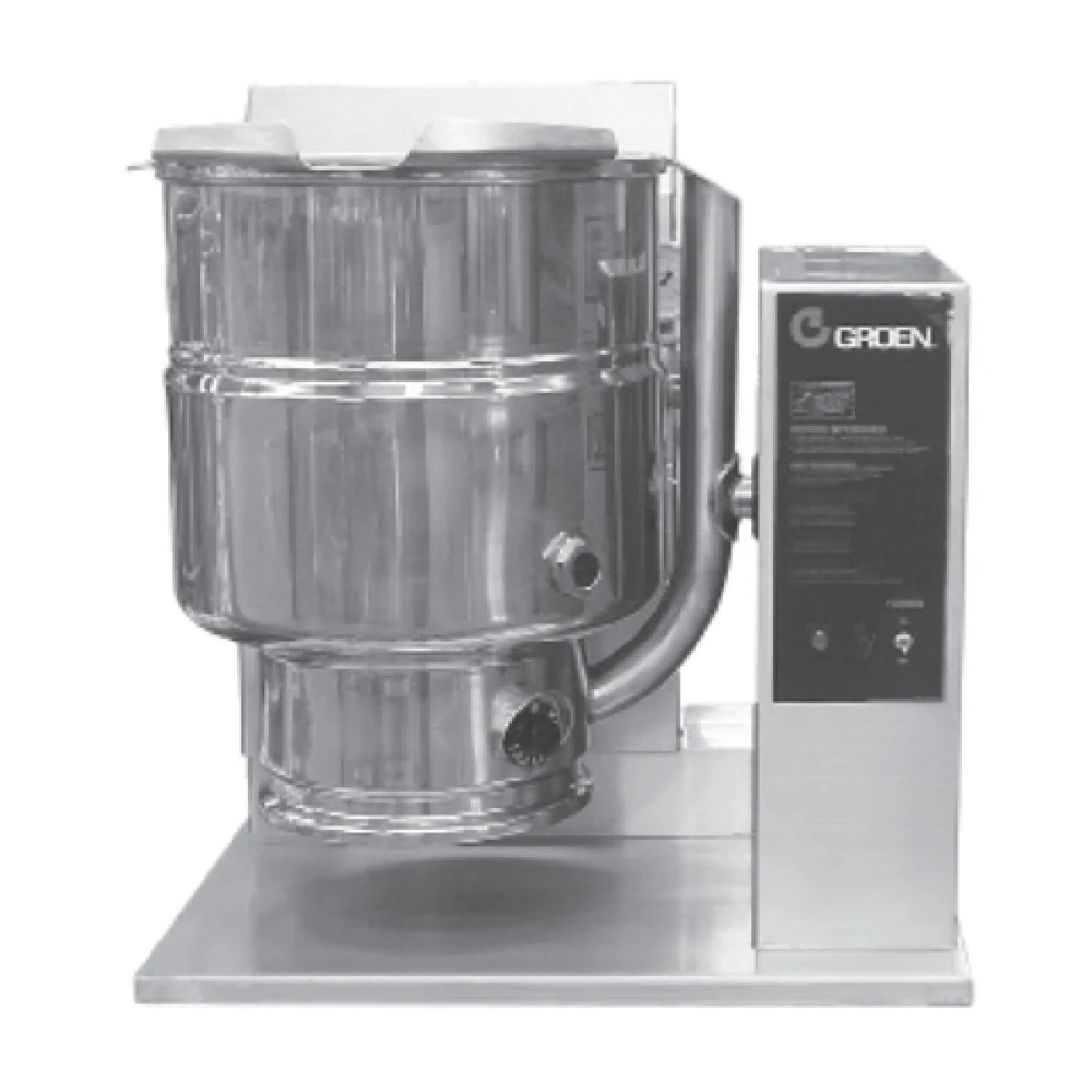 Groen TDH-40C_LP 40 Quart Gas Kettle Stainless Steel Hand Tilt 52000 BTU