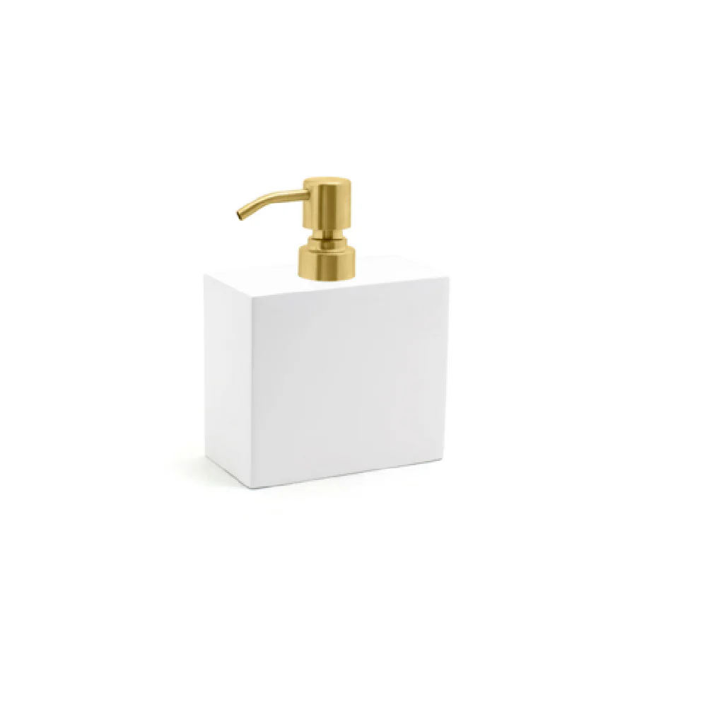FOH RSP021WHT22 28oz New York Pump Snow With Matte Brass Top Includes One RSP009WHT22-BTM 28oz New York Pump Base Snow FOH RSP021WHT22 28oz New York Pump Snow With Matte Brass Top Includes One RSP009WHT22-BTM 28oz New York Pump Base Snow