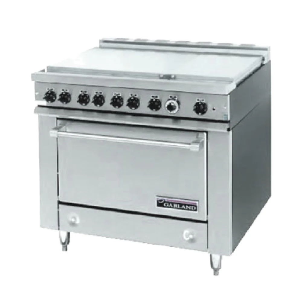 Garland 36ER39_240/60/3 36 Inch Electric Heavy Duty Range with Standard Oven 6 Burner 18.5kW