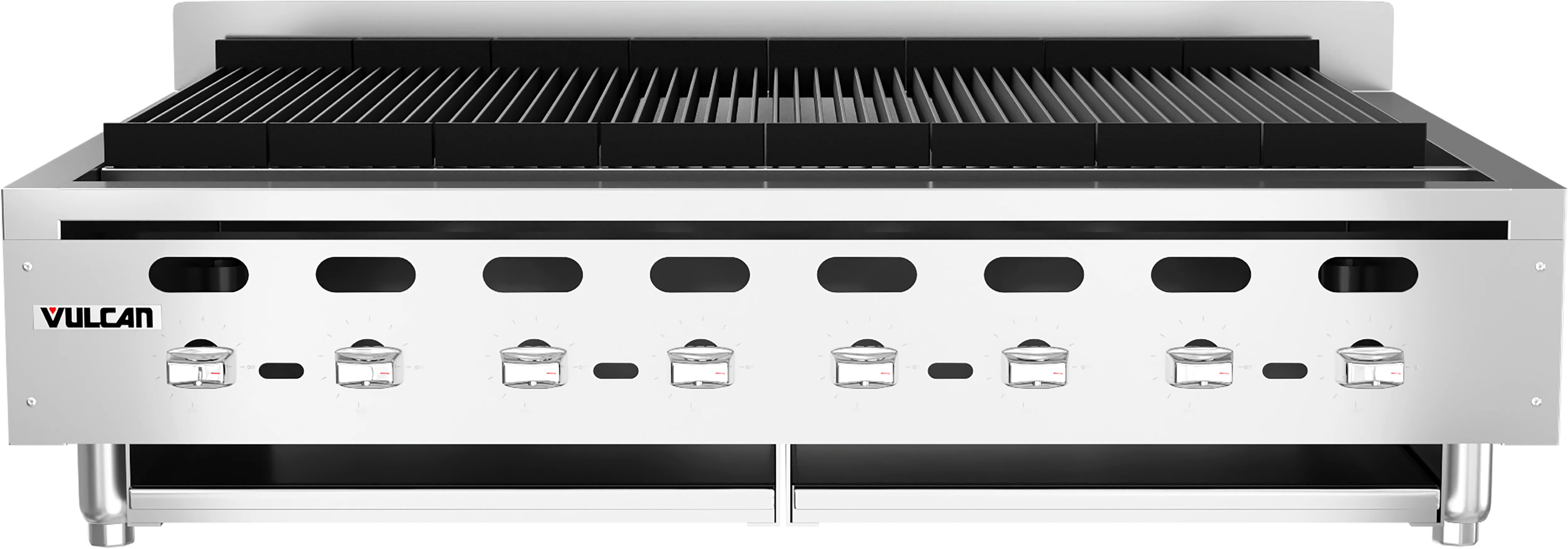 Vulcan VACB47_LP 46-7/8 Inch Charbroiler Gas with 8 Burners 136000 BTU Vulcan VACB47_LP 46-7/8 Inch Charbroiler Gas with 8 Burners 136000 BTU