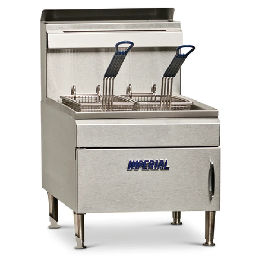 Imperial IFST-25_LP 15 Inch Deep Fryer Gas Countertop with 70,000 BTU