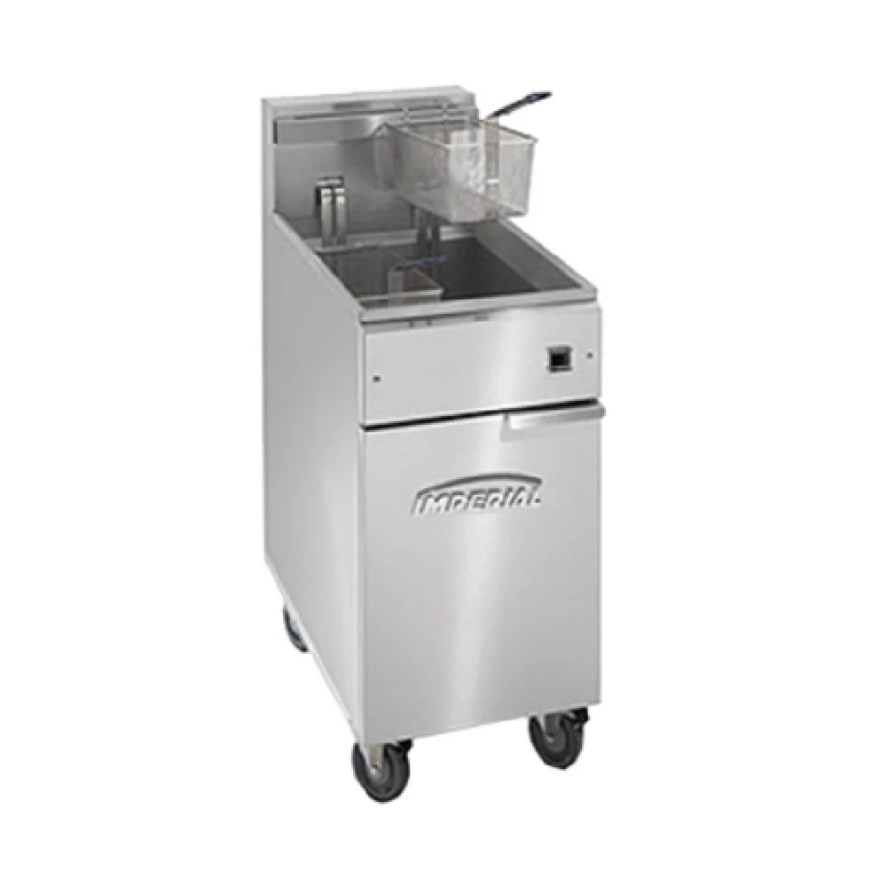 Imperial IFS-50-EU_240/60/1 15.5 Inch Electric Deep Fryer with Nickel Plated Baskets