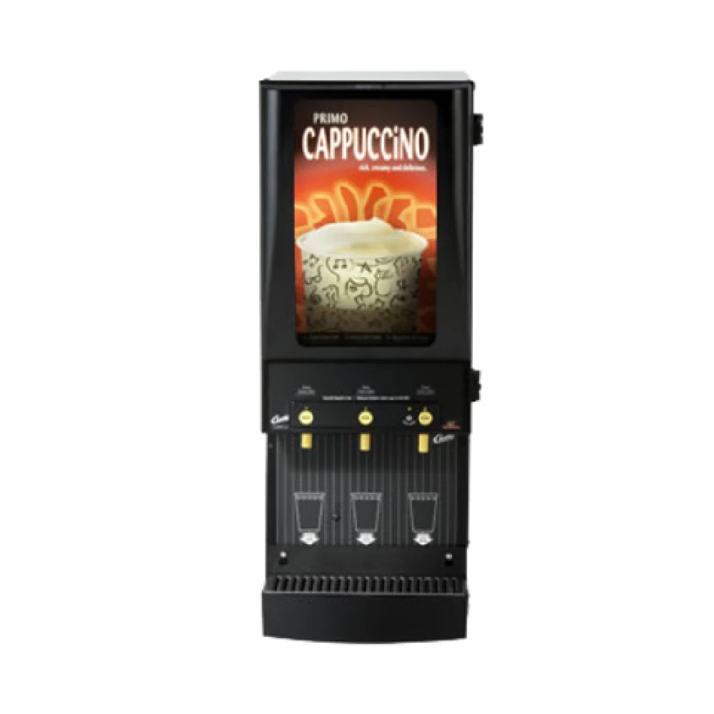 Curtis CAFEPC3CL10000 11 Inch Primo Cappuccino Machine Electric Beverage Dispenser with 3 Station Dispensers Curtis CAFEPC3CL10000 11 Inch Primo Cappuccino Machine Electric Beverage Dispenser with 3 Station Dispensers