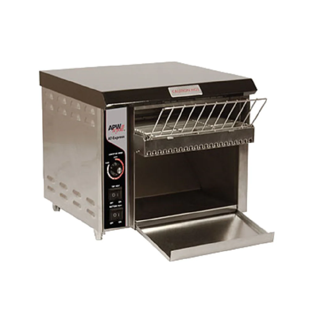 APW Wyott AT-EXPRESS_208/60/1 15 Inch Electric Conveyor Toaster with Stainless Steel APW Wyott AT-EXPRESS_208/60/1 15 Inch Electric Conveyor Toaster with Stainless Steel