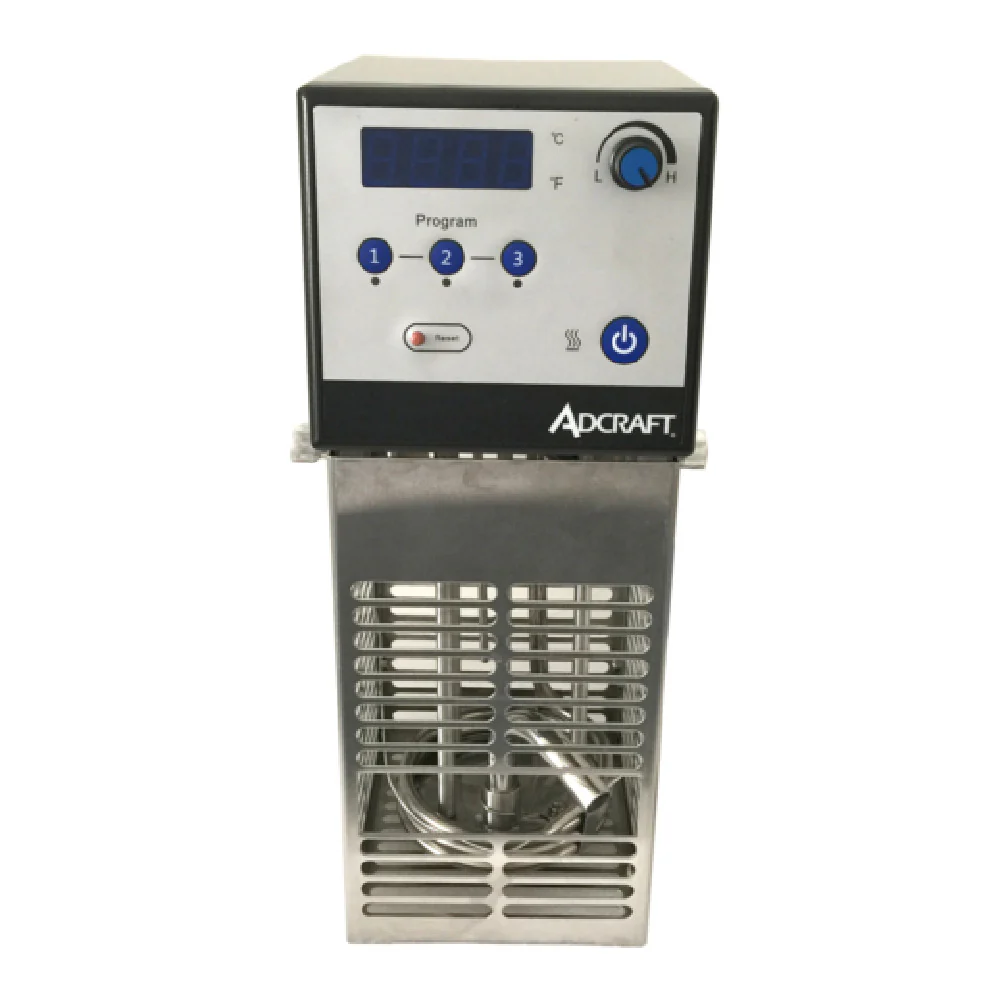 Admiral Craft SV-1200W 4.75 Inch Digital LED Temperature Display Electric Sous Vide Cooker Stainless Steel with Programmable Settings