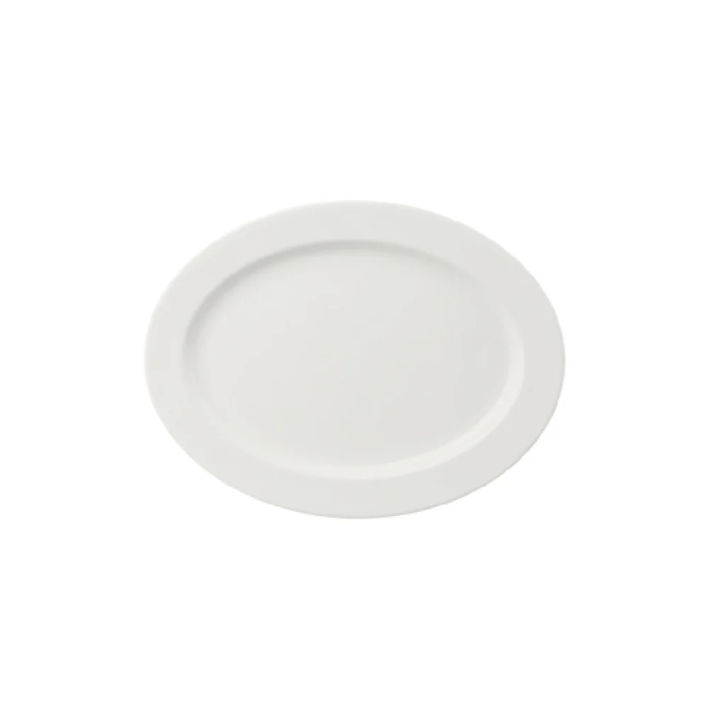 Yanco VS-210 10 Inch Diameter Dishwasher Safe Platter Magnesia White