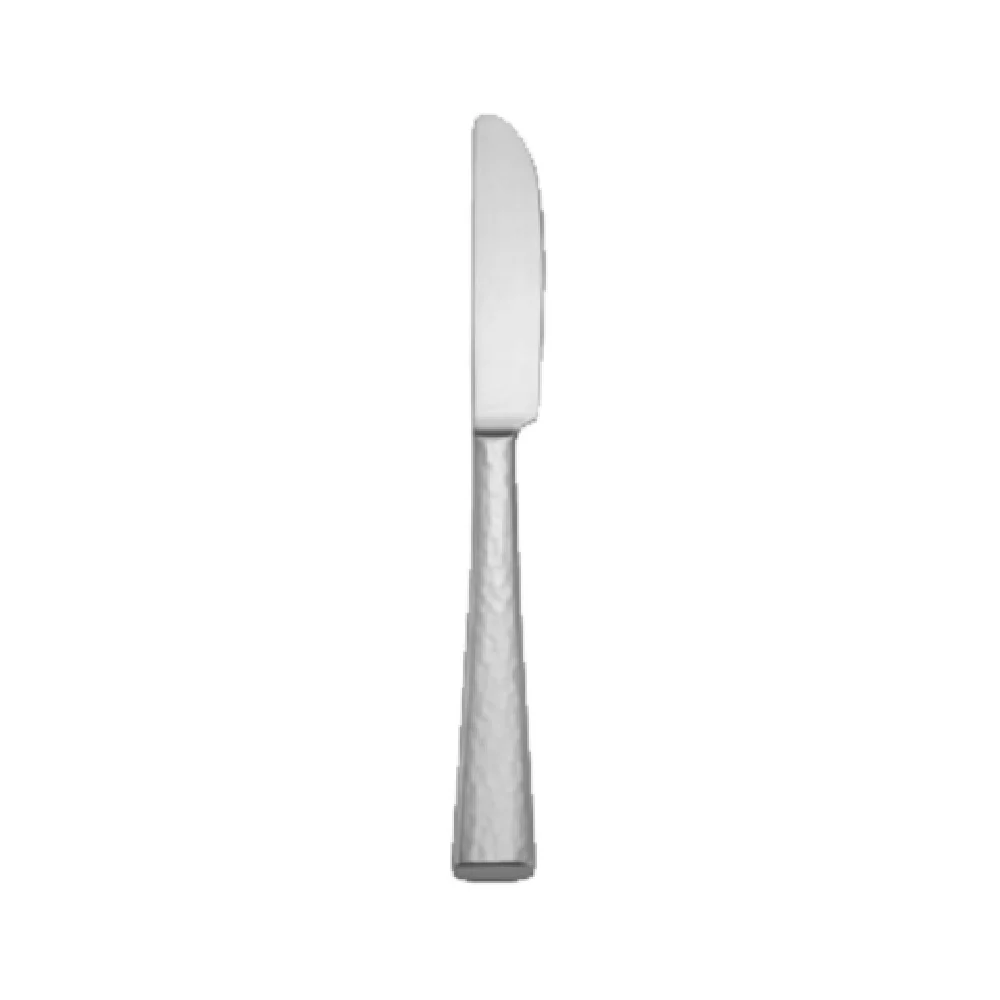 1880 Hospitality T958KBVF 7 Inch Butter Knife Martele Textured Handle 18/10 Stainless Steel Mirror Finish