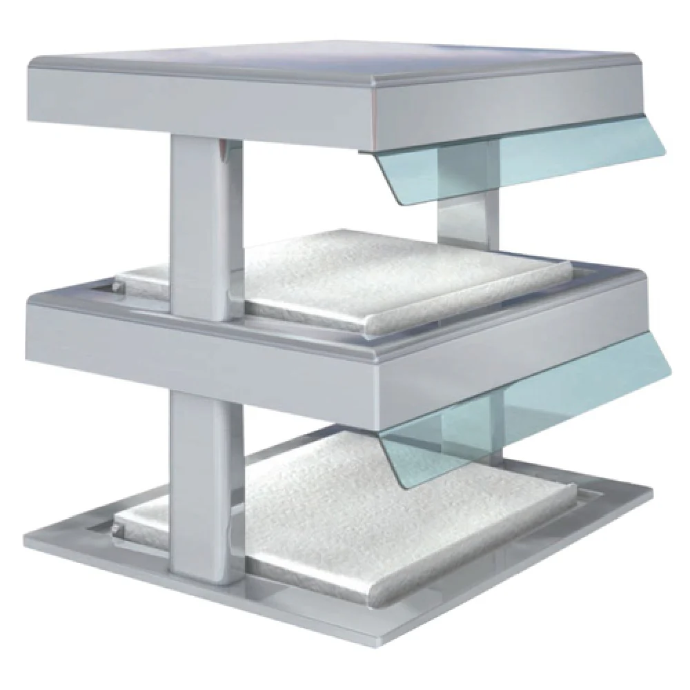 Duke HF35-2-HFL-HFL 35 Inch Drop-in Switchable Hot Cold Shelf Stainless Steel Food Display Duke HF35-2-HFL-HFL 35 Inch Drop-in Switchable Hot Cold Shelf Stainless Steel Food Display