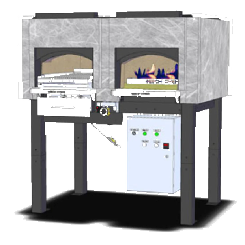 Beech Ovens REC1250GB-2O 49 Inch Wood Burning Gas Assisted Oven with Radiant Flame Burner