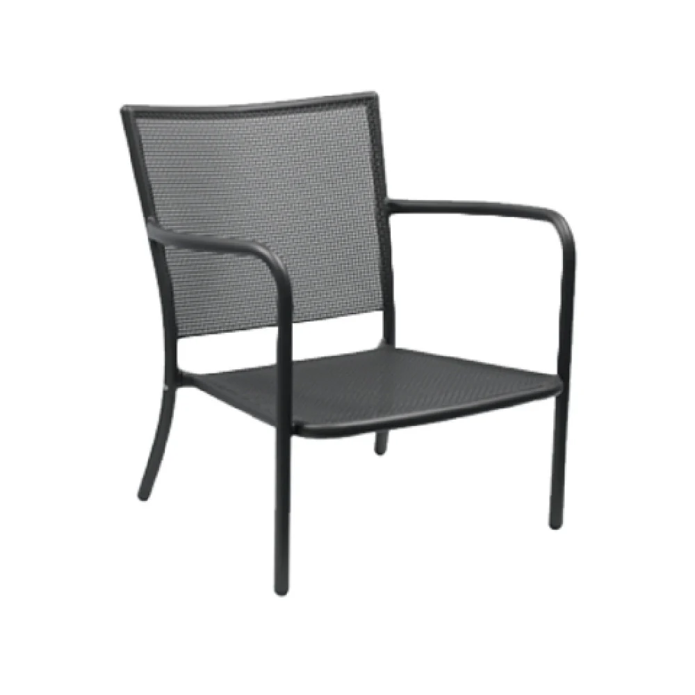 emuamericas llc 3416 29 Inch Podio Lounge Stacking Armchair Outdoor Steel Mesh Back and Seat emuamericas llc 3416 29 Inch Podio Lounge Stacking Armchair Outdoor Steel Mesh Back and Seat