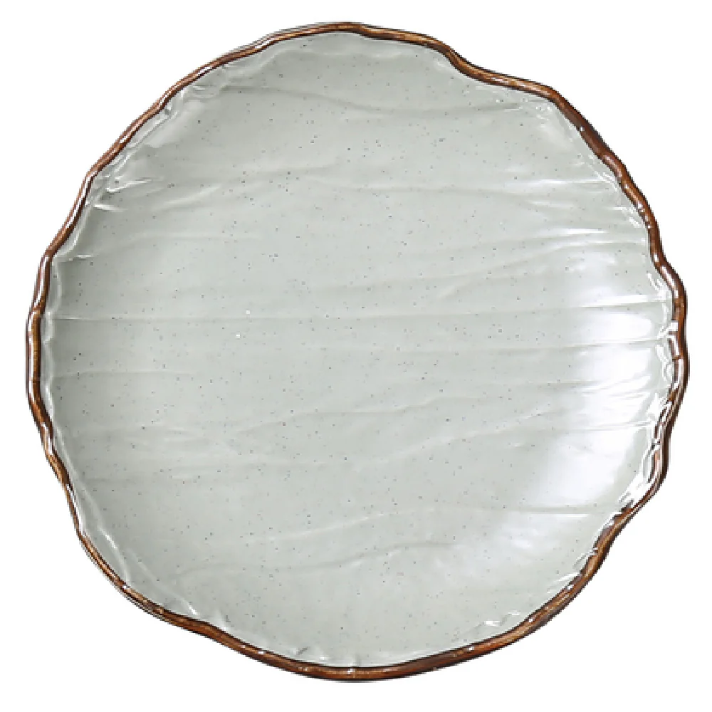 Yanco YO-1011 11 Inch Diameter Coupe Plate Melamine Matte Green