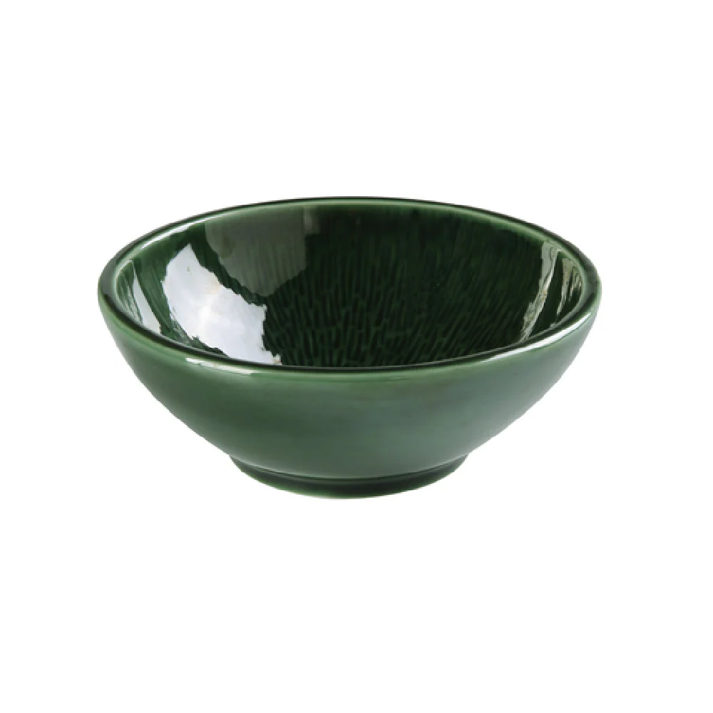 Yanco GG-808 32 Oz Noodle Bowl Glazed Porcelain Green 8-1/8 Inch