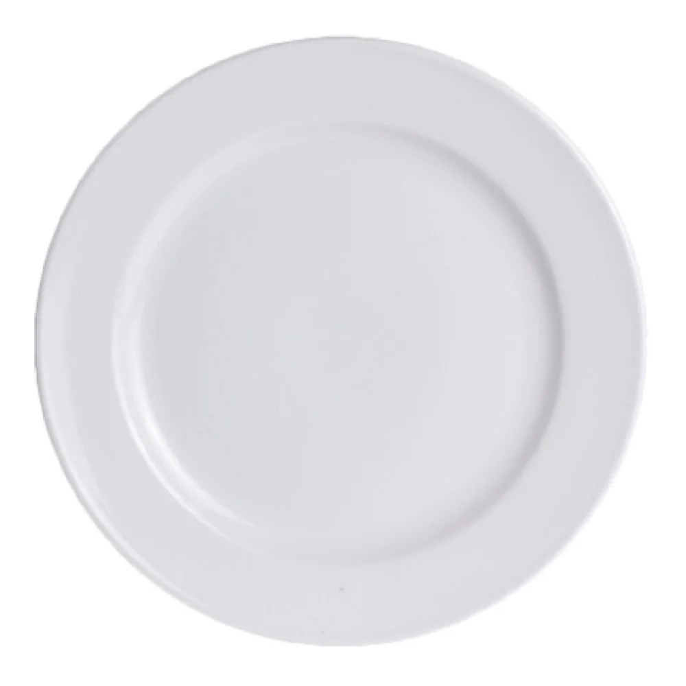 Steelite 6334P467 11 Inch Dia Round Banquet Plate Porcelain Classic White