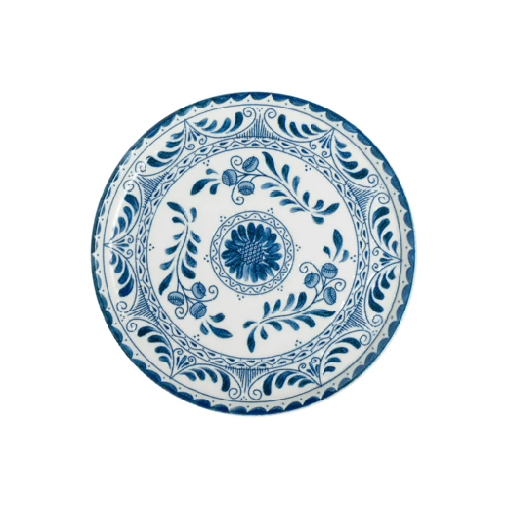 Steelite A102P802 9 Inch Round Plate Talavera Motiva Blue Alumina Vitrified Steelite A102P802 9 Inch Round Plate Talavera Motiva Blue Alumina Vitrified