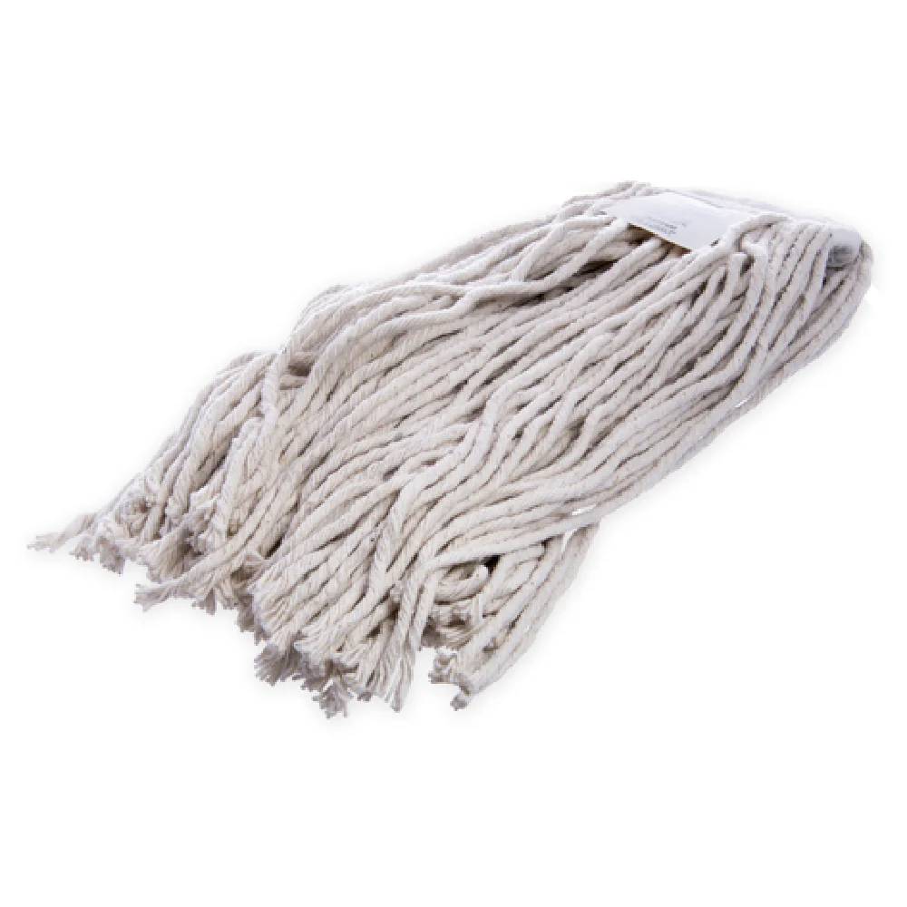 Carlisle 36972400 1-1/4 Inch Cut End Wet Mop Head 8 Ply Cotton Band Natural Carlisle 36972400 1-1/4 Inch Cut End Wet Mop Head 8 Ply Cotton Band Natural