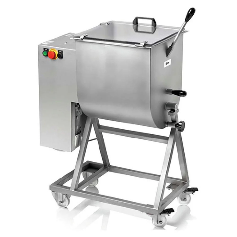 Omcan 47094 31 Inch Electric Meat Mixer Floor Model with 50 kg Bowl Capacity