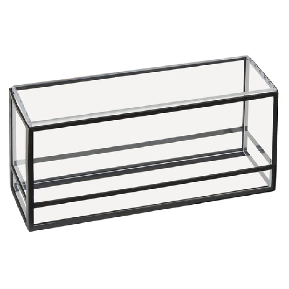 Cal Mil 22077-13 15 Inch Presentation Display Non Refrigerated Countertop Plastic and Steel Black Cal Mil 22077-13 15 Inch Presentation Display Non Refrigerated Countertop Plastic and Steel Black