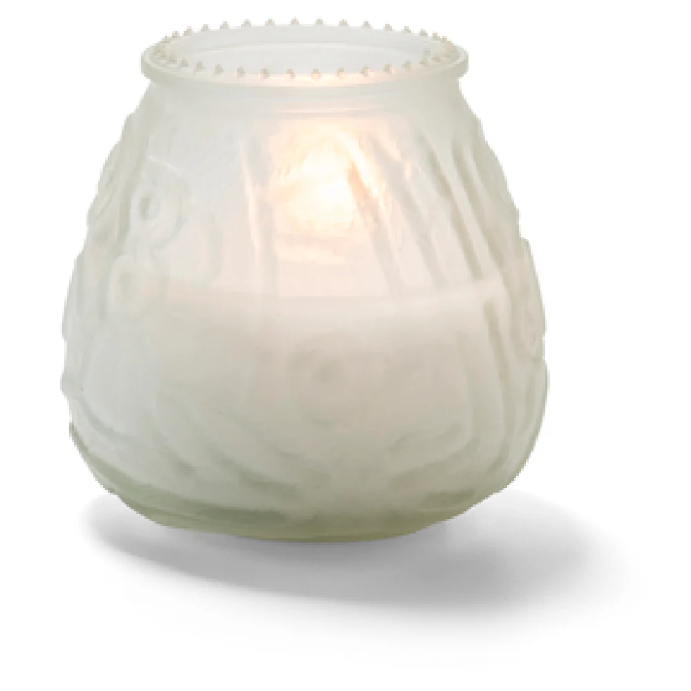 Hollowick KG60F-12 3-3/4 Inch Knobby Wax Candle Lamp Frosted Glass 60 Hour Hollowick KG60F-12 3-3/4 Inch Knobby Wax Candle Lamp Frosted Glass 60 Hour