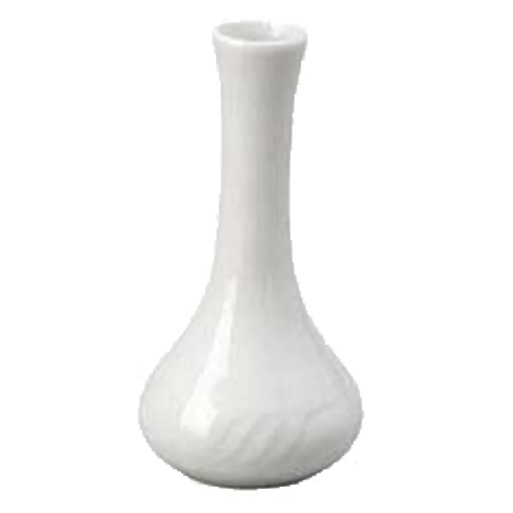 Vertex China SAU-BV-Y Bud Vase 4-1/2 Inch Sculpted Lines Ceramic 4 Packs Vertex China SAU-BV-Y Bud Vase 4-1/2 Inch Sculpted Lines Ceramic 4 Packs