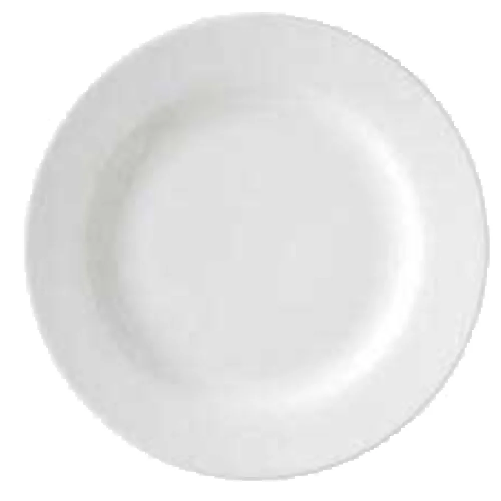Vertex China RB-6-LW 6-1/2 Inch Diameter Round Plate with Polished Foot Vertex China RB-6-LW 6-1/2 Inch Diameter Round Plate with Polished Foot