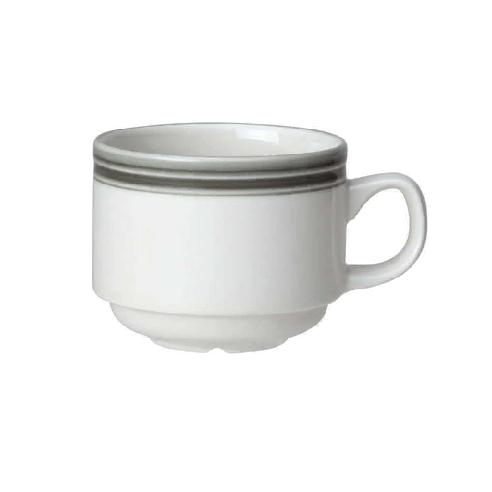 Steelite 1405X0133 7 Oz Cup White Fully Vitrified Stacking Ceramic