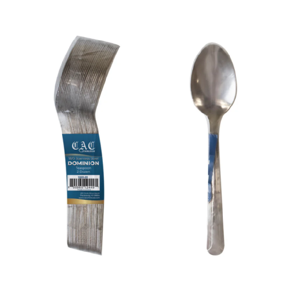 CAC China 1201-01 5 7/8 Inch Teaspoon Medium Weight 18/0 Stainless Steel 24 Packs