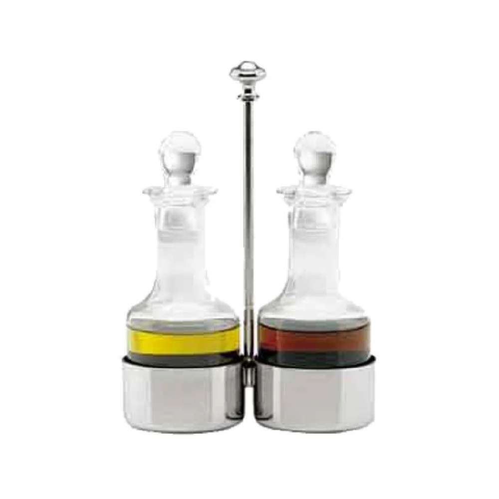 BauscherHepp 12.4141.0000 Vinegar and Oil Stand Set 8-1/4 Inch Stainless Steel